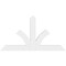 Ekena Millwork Richland Architectural Grade PVC Gable Bracket, 48"W x 26"H x 2"D x 4"F, 13/12 Pitch GBP048X26X0204RIC00 - alternate 5